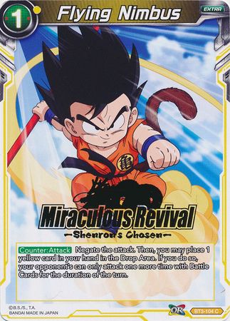 Flying Nimbus (Shenron's Chosen Stamped) (BT3-104) [Tournament Promotion Cards] 