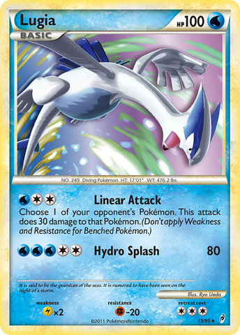 Lugia (15/95) [HeartGold &amp; SoulSilver: Call of Legends] 