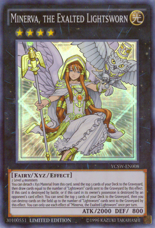 Minerva, the Exalted Lightsworn [YCSW-EN008] Super Rare 