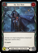 Sic 'Em Shot (Blue) [U-ARC074] (Arcane Rising Unlimited) Unlimited Rainbow Foil 