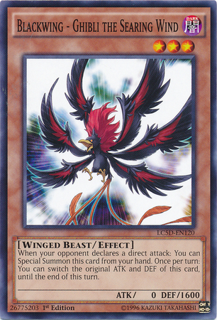 Blackwing - Ghibli the Searing Wind [LC5D-EN120] Common 