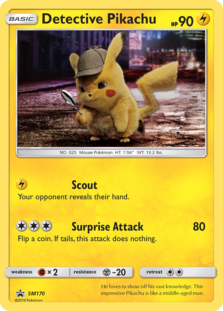Detective Pikachu (SM170) [Sun &amp; Moon: Black Star Promos] 