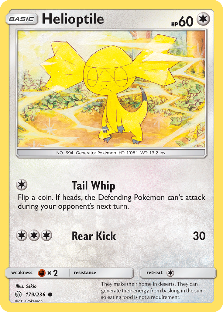 Helioptile (179/236) [Sun &amp; Moon: Cosmic Eclipse] 
