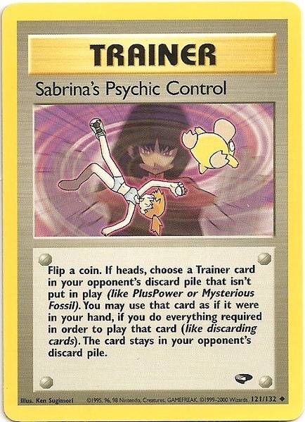 Sabrina's Psychic Control (121/132) [Gym Challenge Unlimited] 