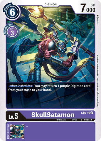 SkullSatamon [ST6-10] [Starter Deck: Venomous Violet] 