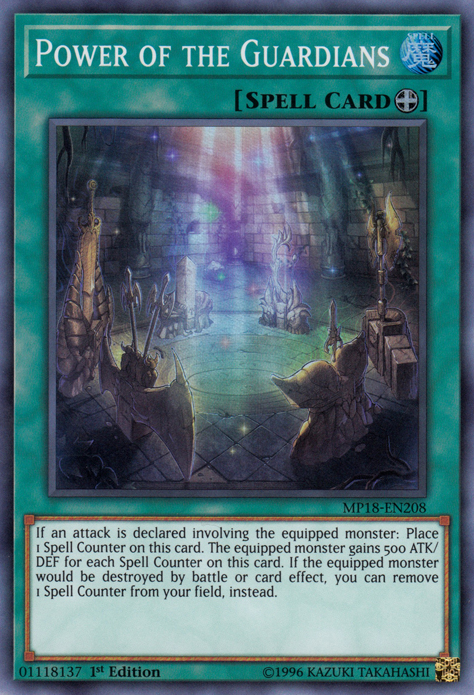 Power of the Guardians [MP18-EN208] Super Rare 