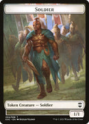 Bird (001) // Soldier Double-Sided Token [Kaldheim Commander Tokens] 