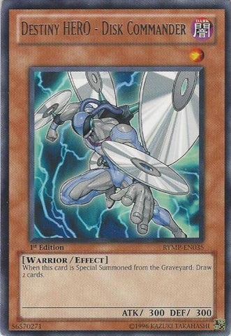 Destiny HERO - Disk Commander [RYMP-EN035] Rare 