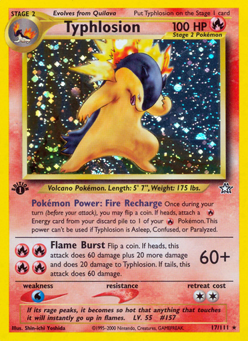Typhlosion (17/111) [Neo Genesis 1st Edition] 