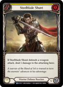 Steelblade Shunt (Yellow) [U-WTR127] (Welcome to Rathe Unlimited) Unlimited Rainbow Foil 