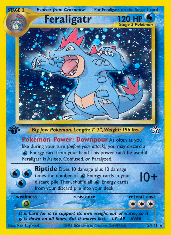 Feraligatr (5/111) [Neo Genesis 1st Edition] 