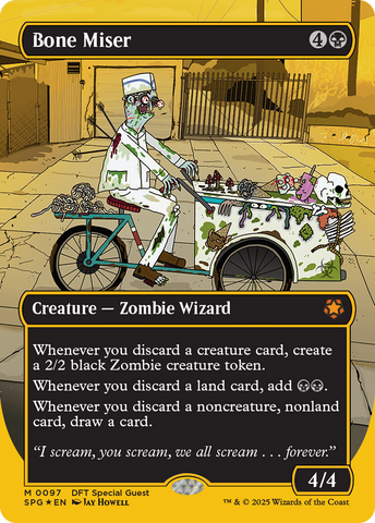 Bone Miser (Borderless) (First-Place Foil) [Aetherdrift Special Guests] 