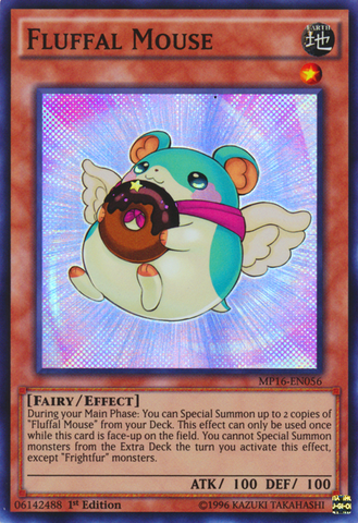 Fluffal Mouse [MP16-EN056] Super Rare 