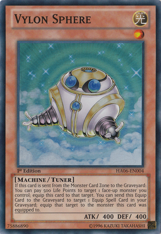 Vylon Sphere [HA06-EN004] Super Rare 