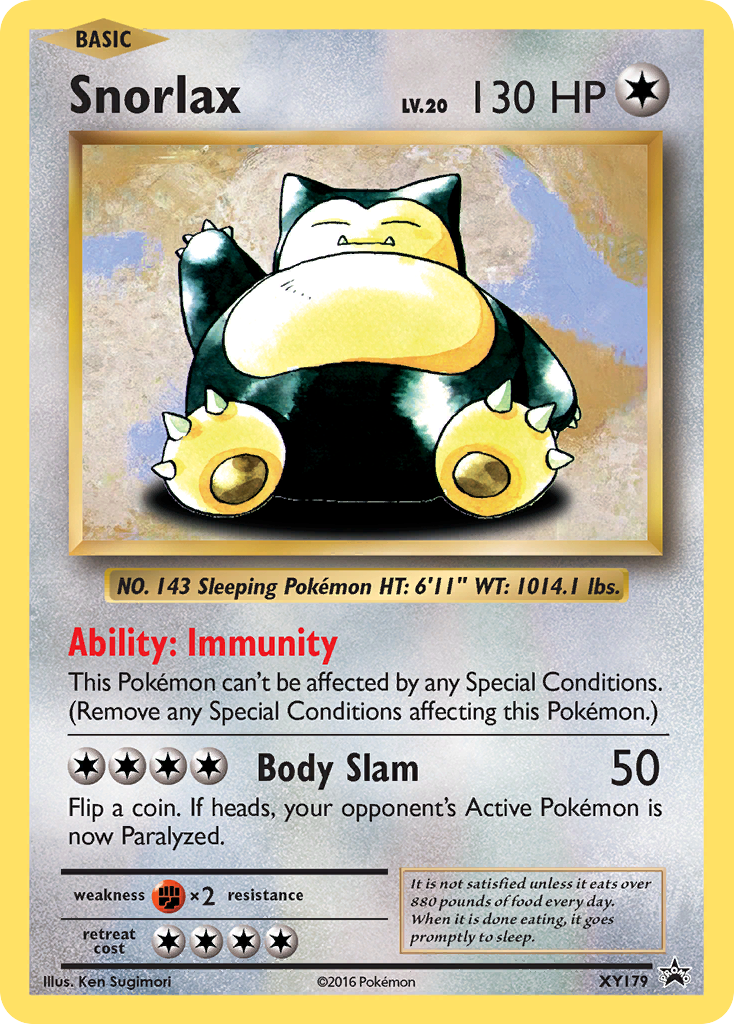 Snorlax (XY179) [XY: Black Star Promos] 