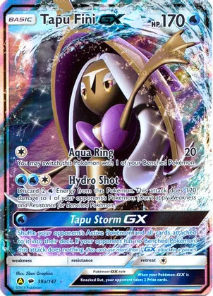 Tapu Fini GX (39a/147) [Alternate Art Promos] 