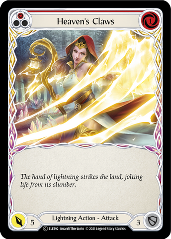 Heaven's Claws (Red) [U-ELE192] (Tales of Aria Unlimited) Unlimited Rainbow Foil 