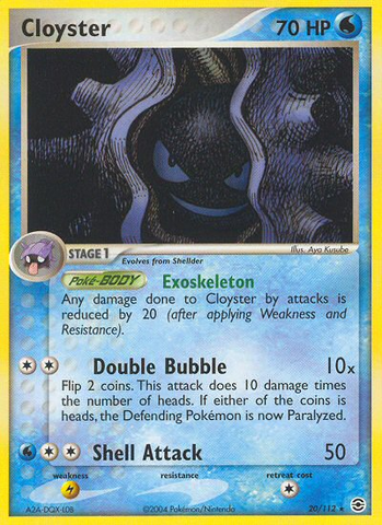 Cloyster (20/112) [EX: FireRed &amp; LeafGreen] 