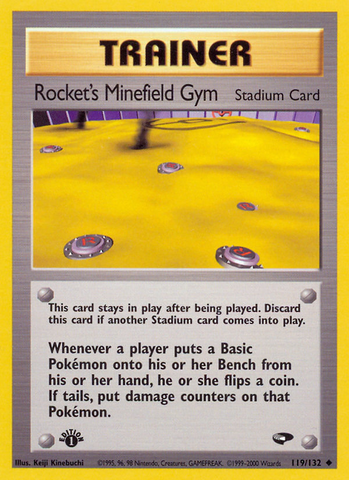 Rocket's Minefield Gym (119/132) [Gym Challenge 1st Edition] 