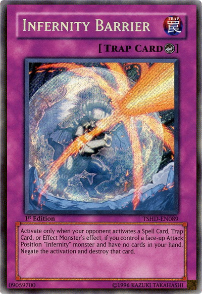 Infernity Barrier [TSHD-EN089] Secret Rare 