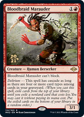 Bloodbraid Marauder [Modern Horizons 2 Prerelease Promos] 