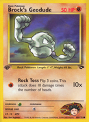 Brock's Geodude (68/132) [Gym Challenge 1st Edition] 