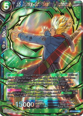 SS Trunks, God-Sealing Technique (BT10-044) [Rise of the Unison Warrior 2nd Edition] 