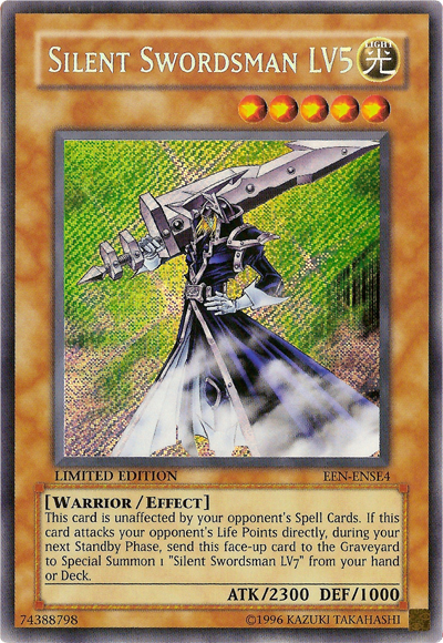 Silent Swordsman LV5 [EEN-ENSE4] Secret Rare 