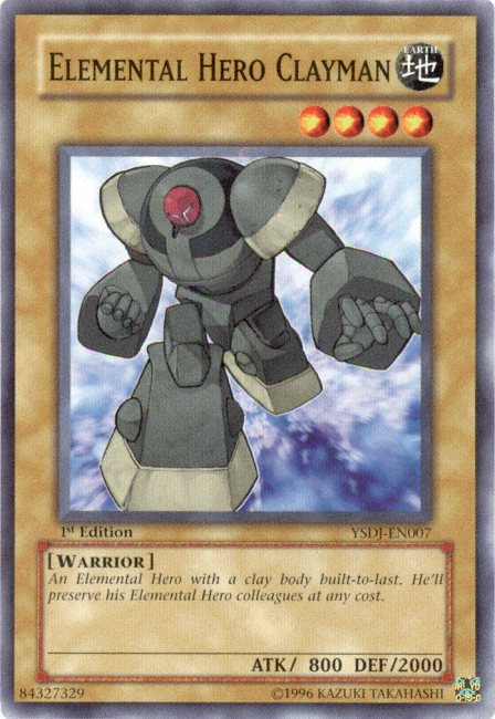 Elemental HERO Clayman [YSDJ-EN007] Common 