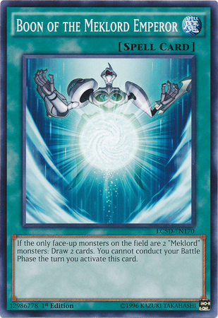 Boon of the Meklord Emperor [LC5D-EN170] Common 
