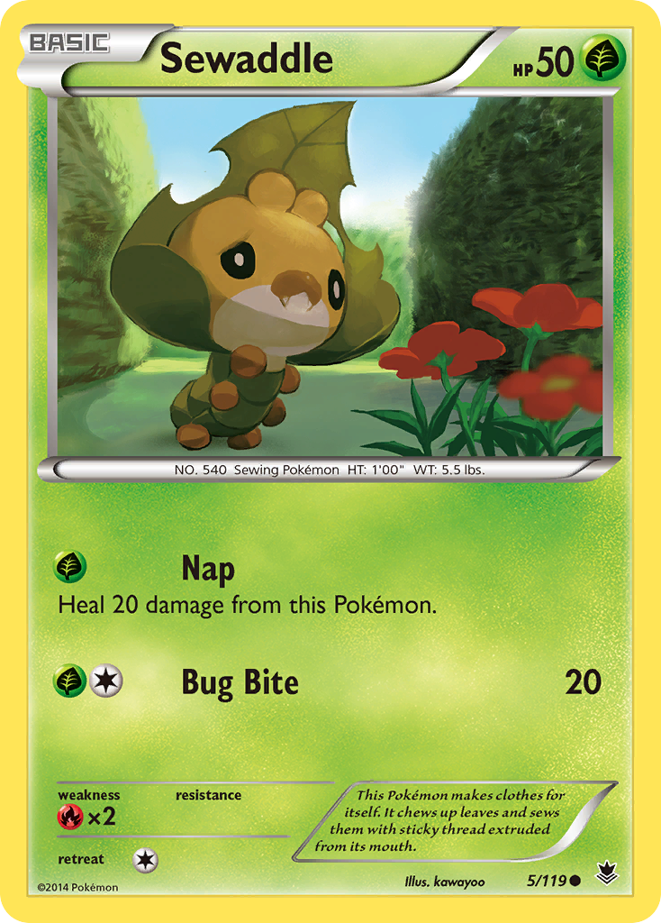 Sewaddle (5/119) [XY: Phantom Forces] 