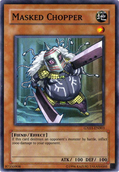 Masked Chopper [GX03-EN003] Super Rare 
