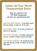 1997 World Championships Ad [World Championship Decks 1997] 