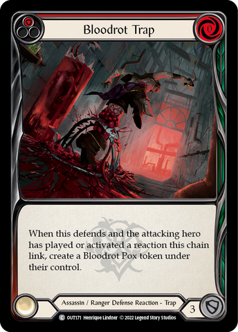 Bloodrot Trap (Red) [OUT171] (Outsiders) Rainbow Foil 