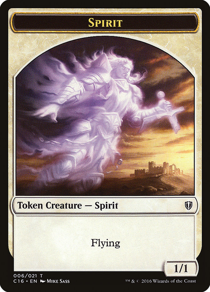 Saproling (016) // Spirit (006) Double-Sided Token [Order 2016 Tokens] 