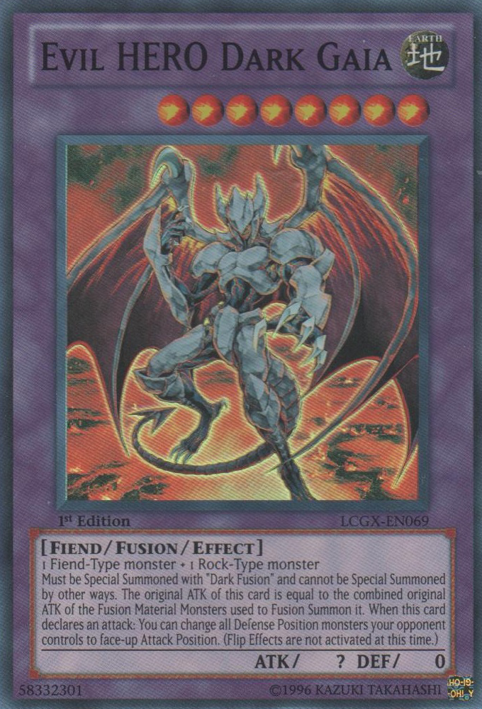 Evil HERO Dark Gaia [LCGX-EN069] Super Rare 