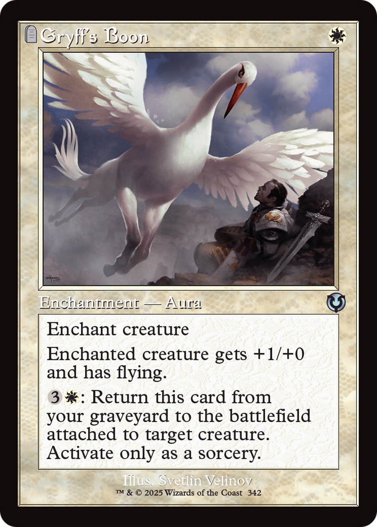 Gryff's Boon (Retro Frame) [Innistrad Remastered] 