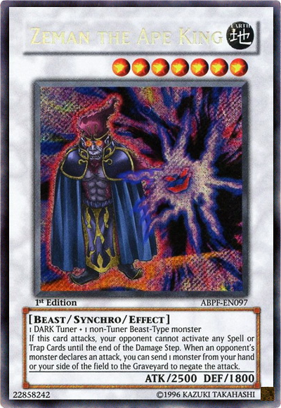 Zeman the Ape King [ABPF-EN097] Secret Rare 