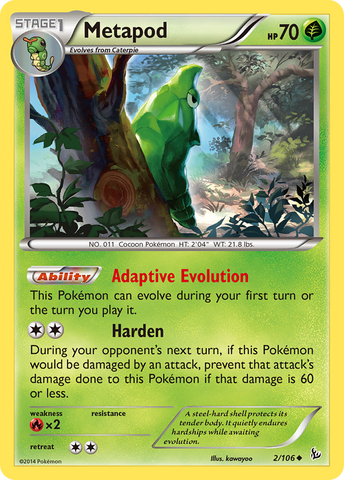 Metapod (2/106) [XY: Flashfire] 