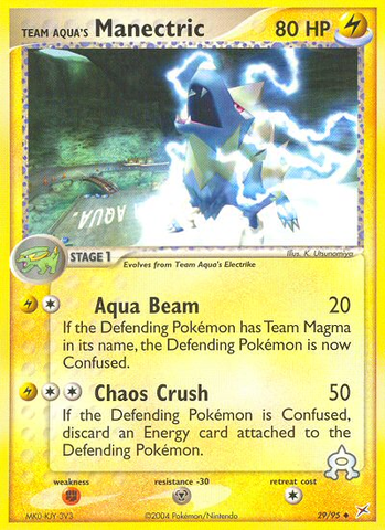 Team Aqua's Manectric (29/95) [EX: Team Magma vs Team Aqua] 