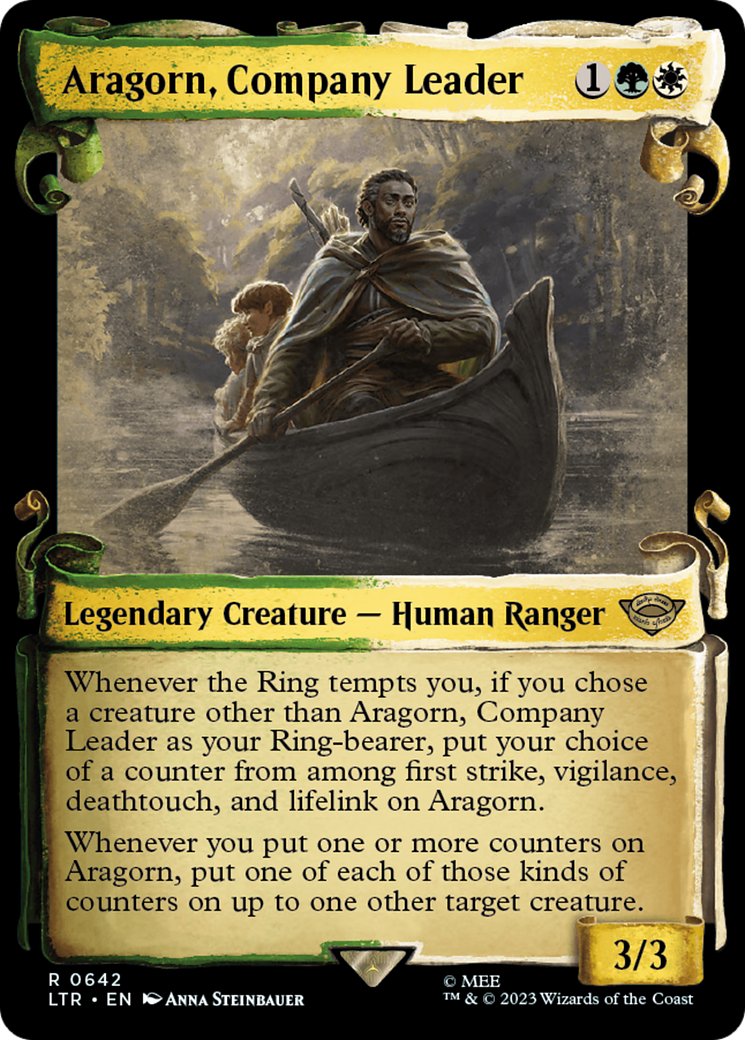 Aragorn, Company Leader [The Lord of the Rings: Tales of Middle-Earth Showcase Scrolls] 