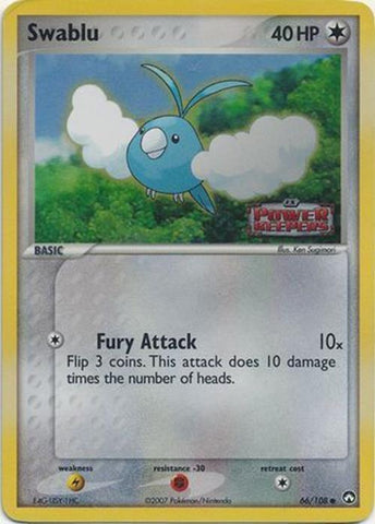 Swablu (66/108) (Stamped) [EX: Power Keepers] 