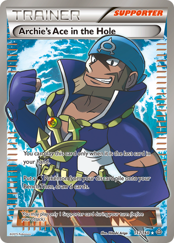 Archie's Ace in the Hole (157/160) [XY: Primal Clash] 