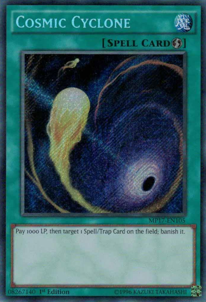 Cosmic Cyclone [MP17-EN105] Secret Rare 