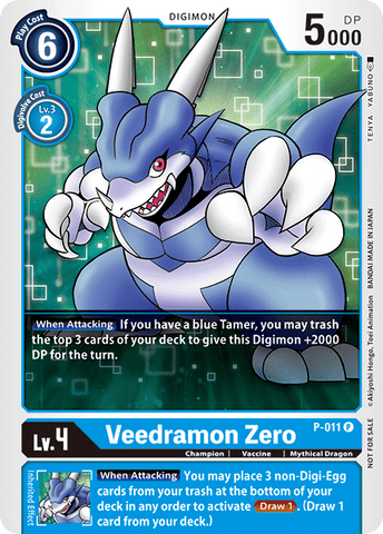 Veedramon Zero [P-011] [Promotional Cards] 