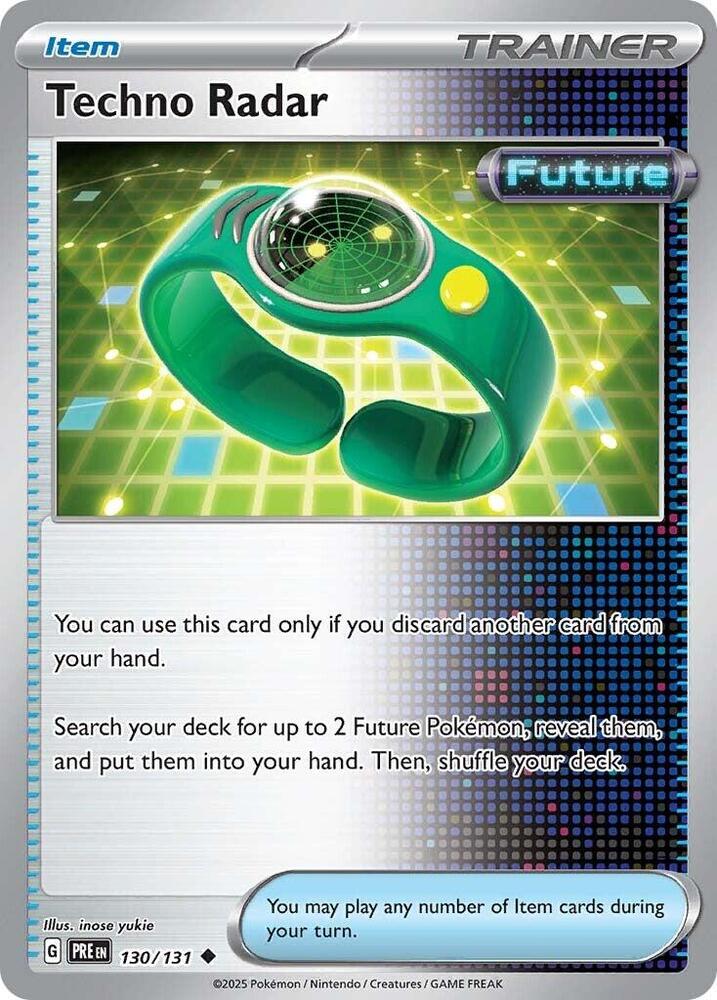 Techno Radar (130/131) [Scarlet &amp; Violet: Prismatic Evolutions] 