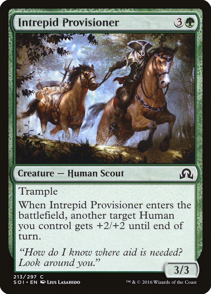 Intrepid Provisioner [Shadows over Innistrad] 