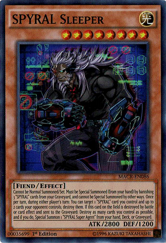 SPYRAL Sleeper [MACR-EN086] Super Rare 