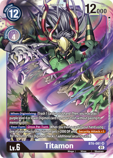 Titamon [BT6-081] [Double Diamond] 