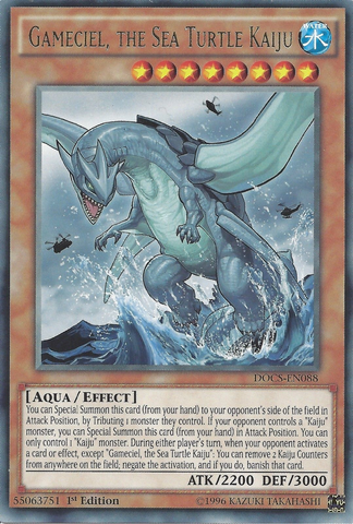 Gameciel, the Sea Turtle Kaiju [DOCS-EN088] Rare 